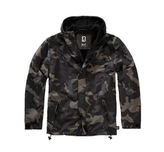 Brandit Windbreaker jacket Frontzip, Darkcamo