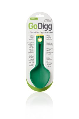 Humangear GoDigg Mini lopata, zelena, rumena