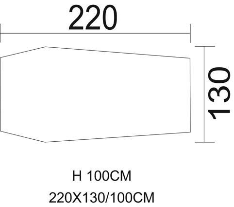 MFH Hochstein tunel šotor za 2 osebi, olivno zelen 220 x 130 x 100 cm