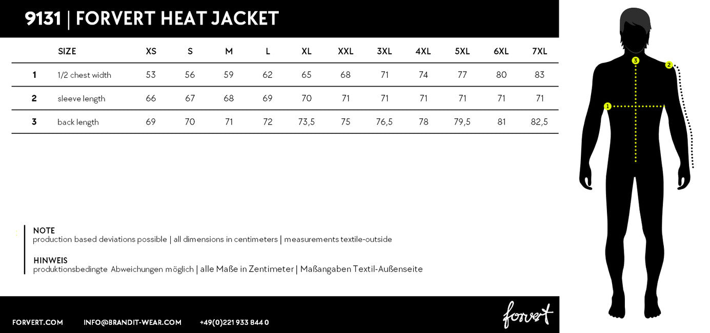 Brandit Forvert Heat Jacket, Black