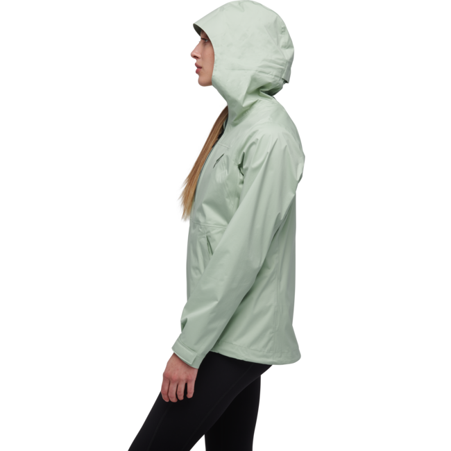 Black Diamond Stormline Stretch Anorak nepropustna jakna ženska, penasta zelena
