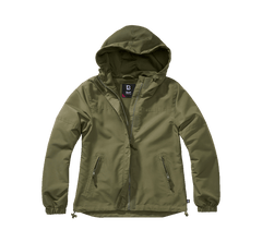 Brandit Summer women's windbreaker jacket, olive