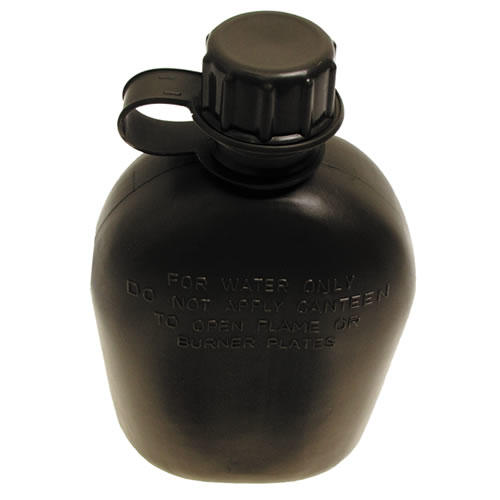 MFH Plastic Bottle, Olive, 1l