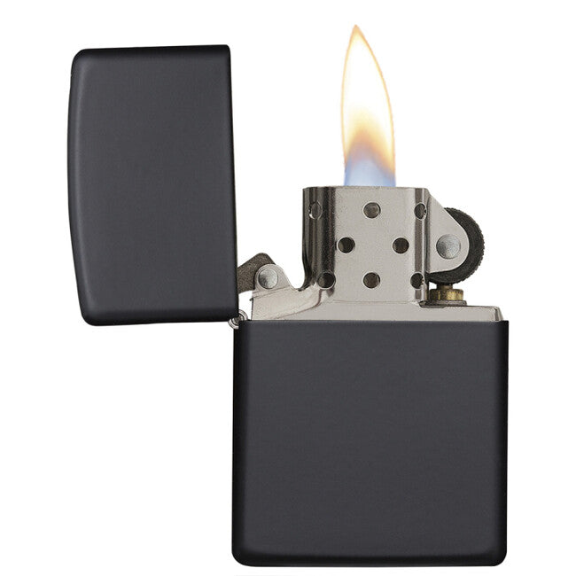Zippo bencinski vžigalnik, črni mat