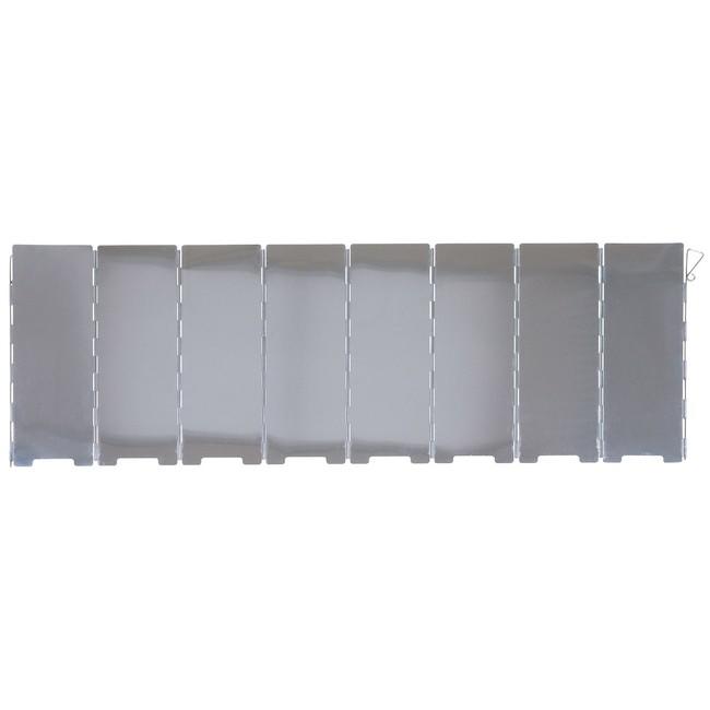 Fox Outdoor aluminijasta zaščita za kuhalnik zad vetrom 8 lamel
