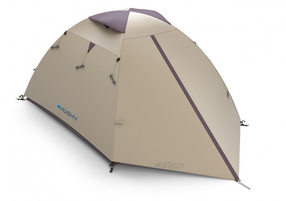Husky Bird 3 Plus ultralight expedition tent for 3 persons, Black Coating light brown