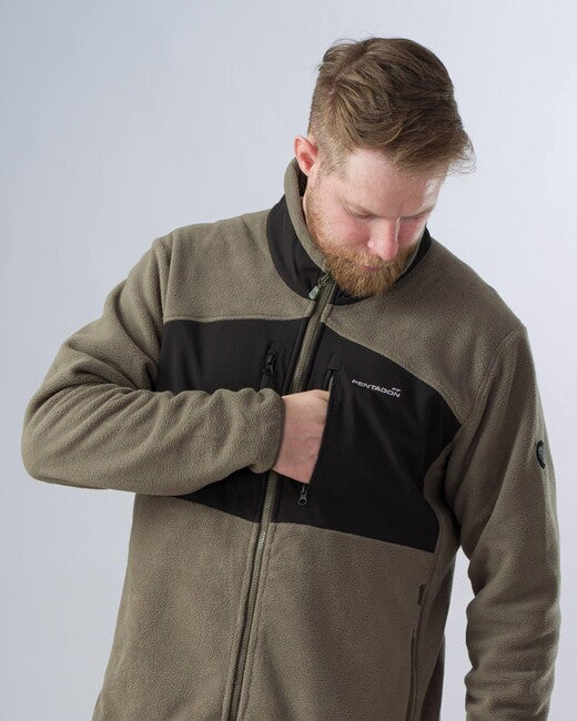 Pentagon Ajax flisasti pulover, temno siva