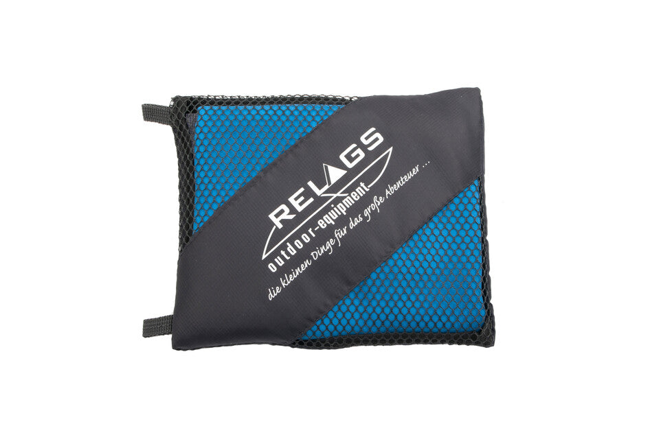 BasicNature Velour Towel 85 x 150 cm Blue