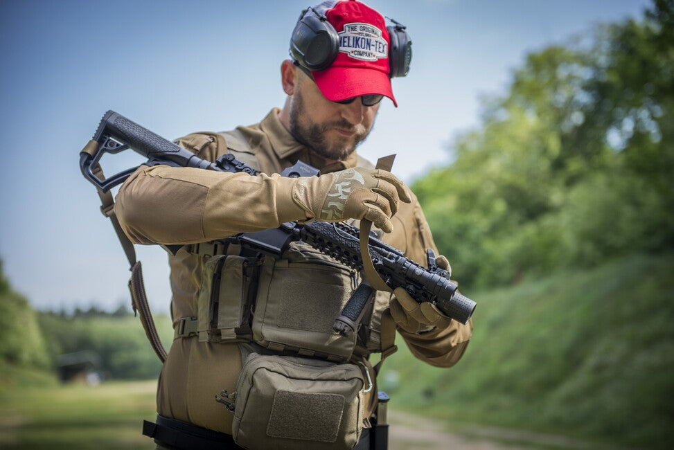 Helikon-Tex Range Tactical Gloves, PenCott WildWood™/Coyote