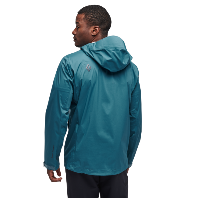 Black Diamond Stormline Stretch Rain Shell nepremočljiva jakna moška, creek blue