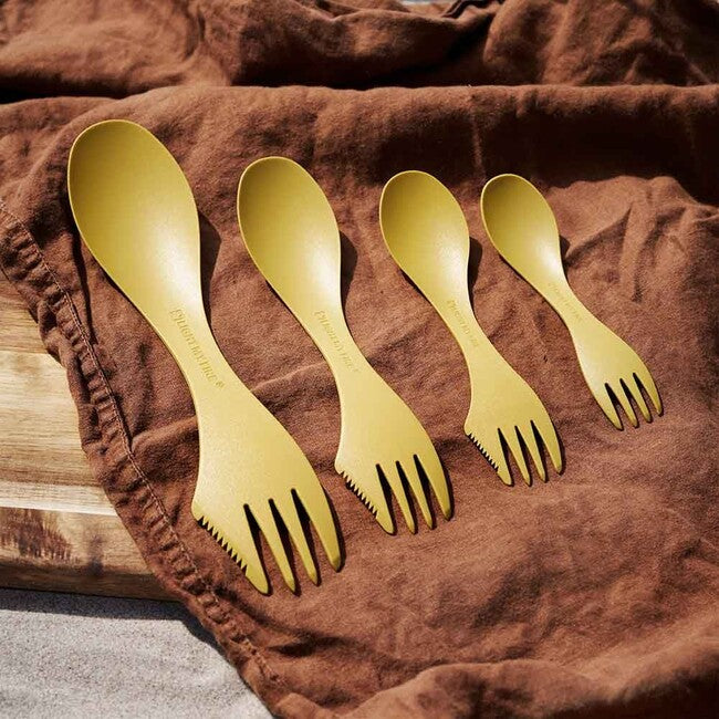 LIGHT MY FIRE Multifunctional Spork Large Serving, Cream