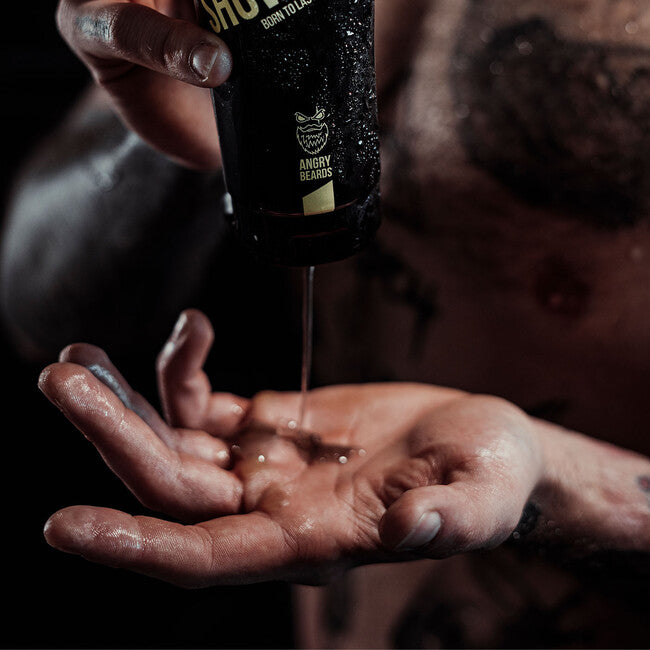 ANGRY BEARDS Urban Twofinger prhljivi gel za telo in spolne dele, 230 ml