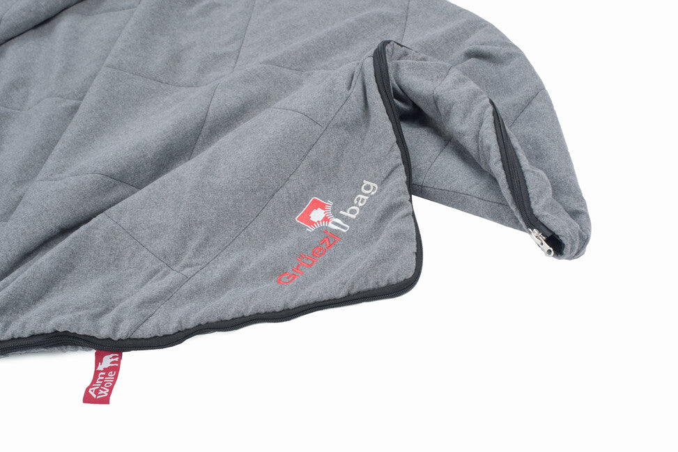 Grüezi-Bag Grüezi Wellhealth Woolblanket, siva