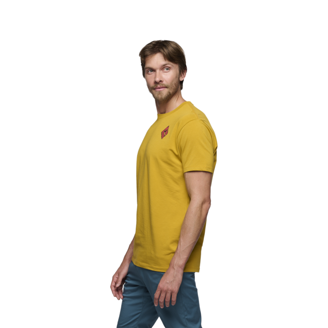 Black Diamond Mono Pocket majica moški s kratkim rokavom, amber