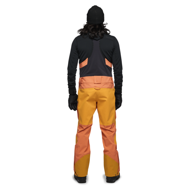Black Diamond Recon Stretch Pro Bibs hlače moški s trakmi, bd orange-flame orange