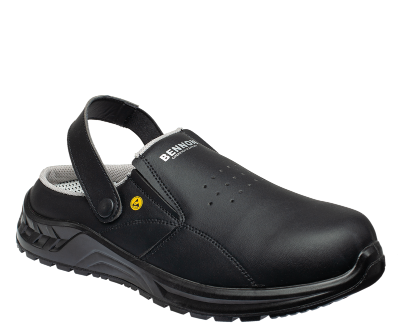 BENNON BLACK SB ESD delovne sandale Slipper