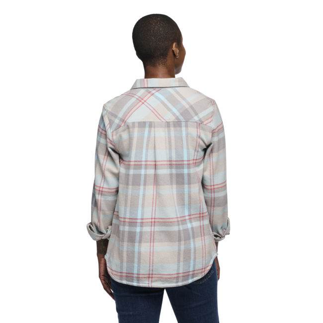 Black Diamond Project Flannel flanelna srajca ženski, pewter-belay blue plaid