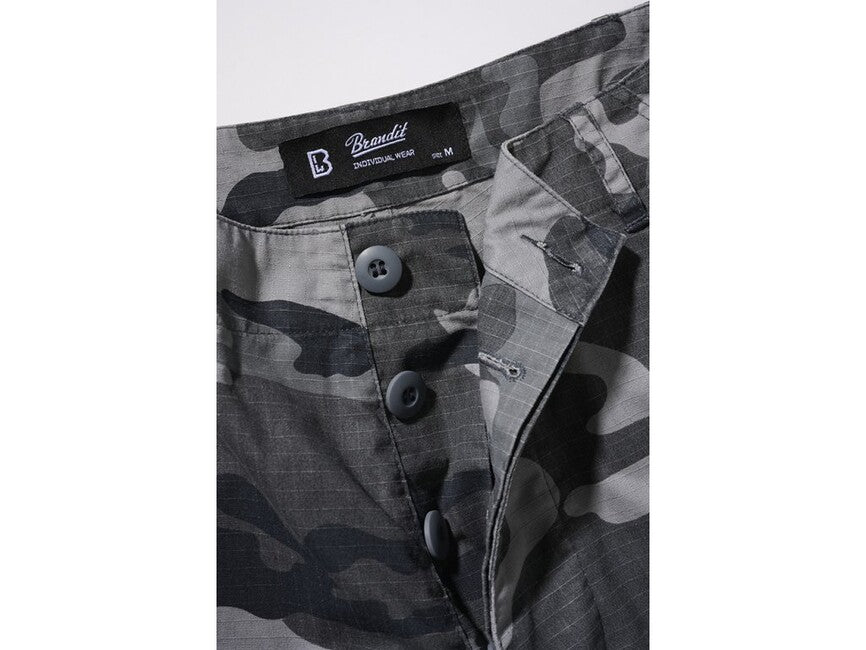 Brandit BDU kratke hlače Ripstop, grey camo