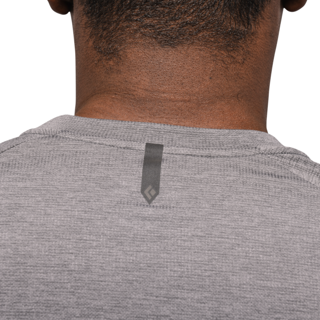 Black Diamond Lightwire Tech majica moški z dolgimi rokavi, temno siva