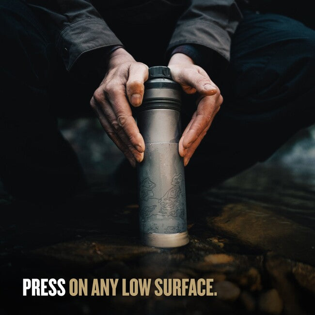 GRAYL UltraPress™ Purifier filtrirna steklenica Titanium, črna
