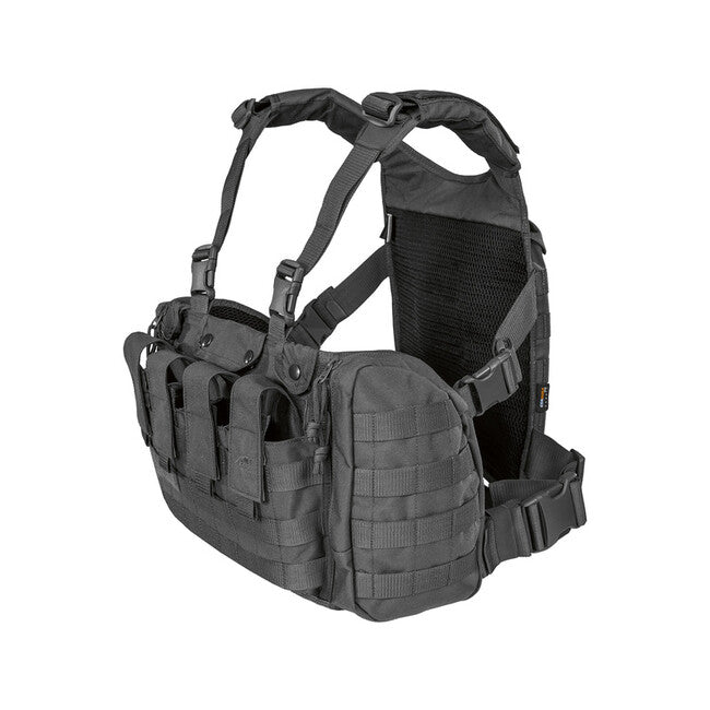 Tasmanian Tiger RIG MkII chest rig s stranskim vrečama, črn
