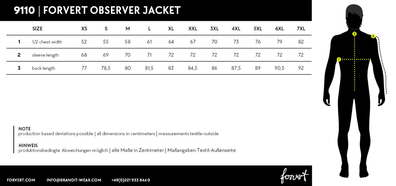 Brandit Forvert Observer Jacket, Black