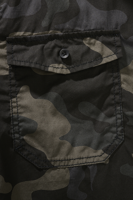 Brandit Roadstar polo majica s kratkimi rokavicami, darkcamo
