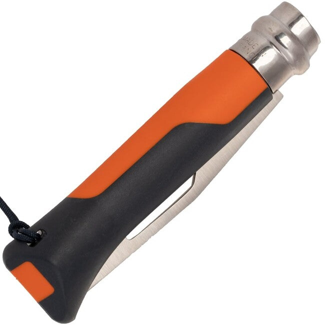 Opinel VRI N°08 Inox Outdoor Folding Knife, Orange