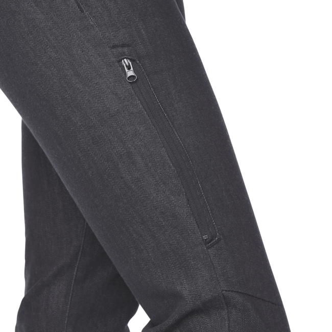 Black Diamond Mission Wool Denim temno sive hlače, ženski