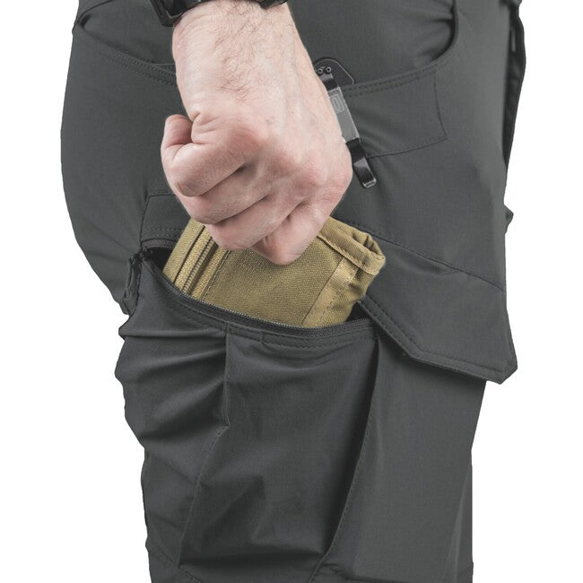 Helikon-Tex OTS 11" kratke hlače VersaStrecth taktične Versa Strecth Lite, Crimson Sky / črne