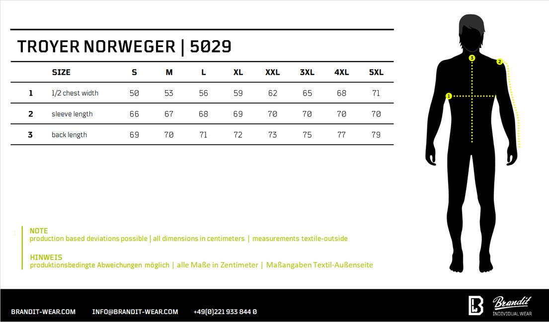 Brandit Norwegian Troyer Sweater, White