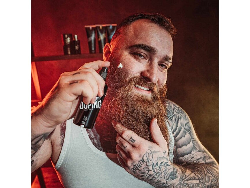 Angry Beards Roller & Doping Set za rast brade in brkov