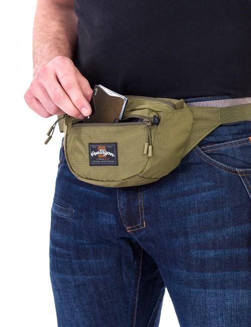 Pentagon Minor Travel Hip Pack, Black
