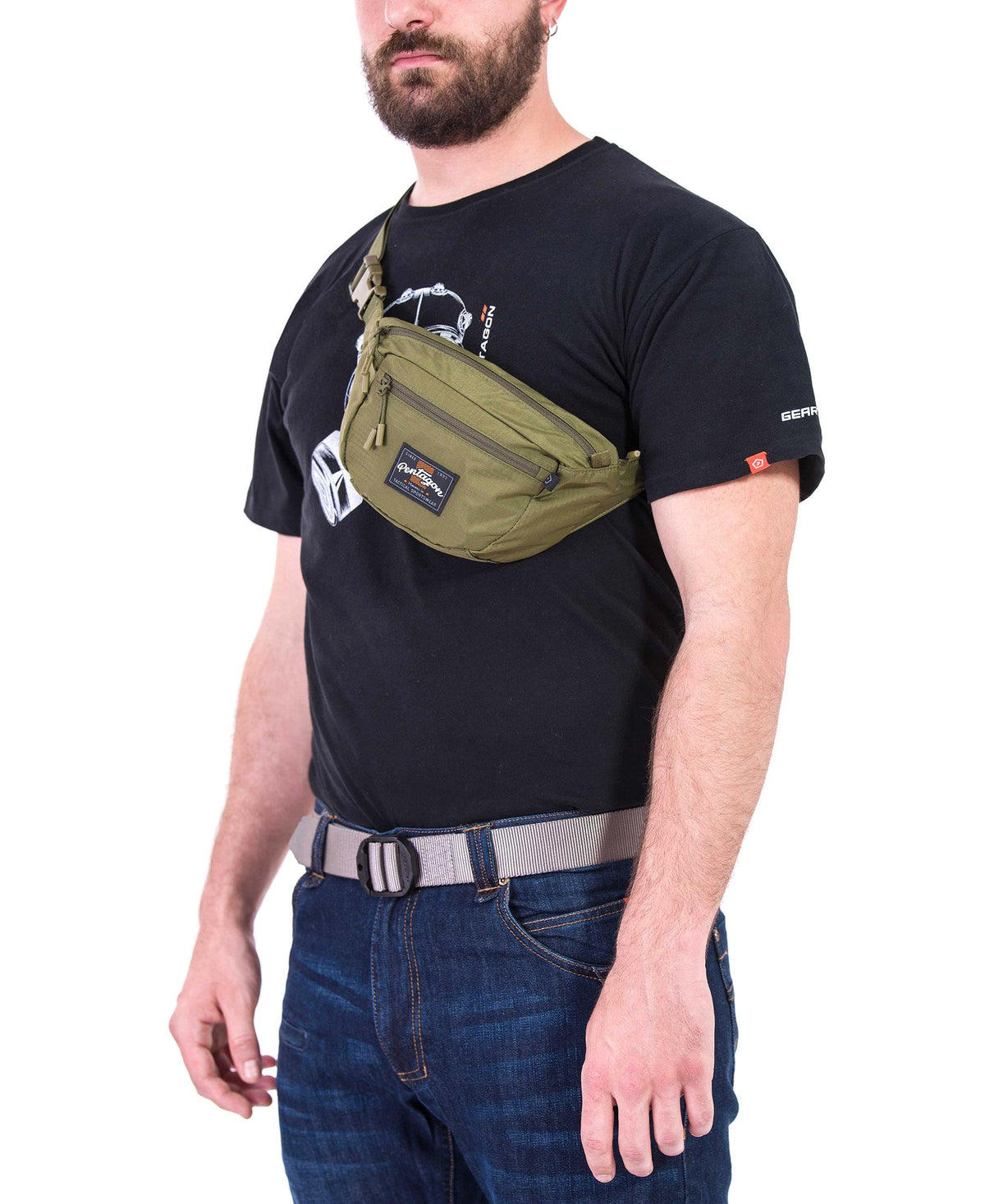 Pentagon Minor Travel Hip Pack, Black