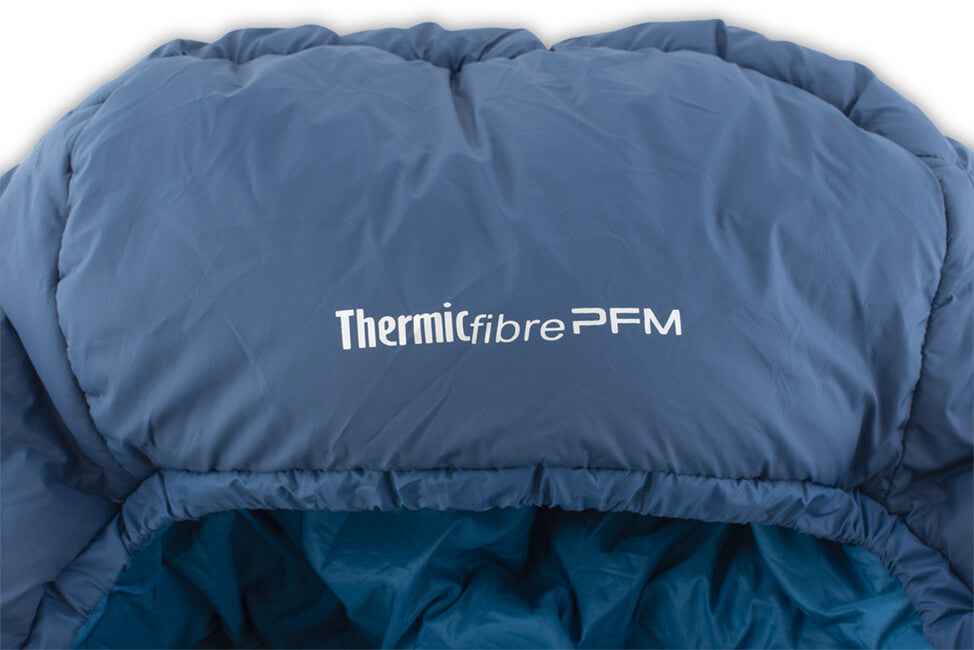 Pinguin Blizzard Wide PFM Sleeping Bag, Navy Blue
