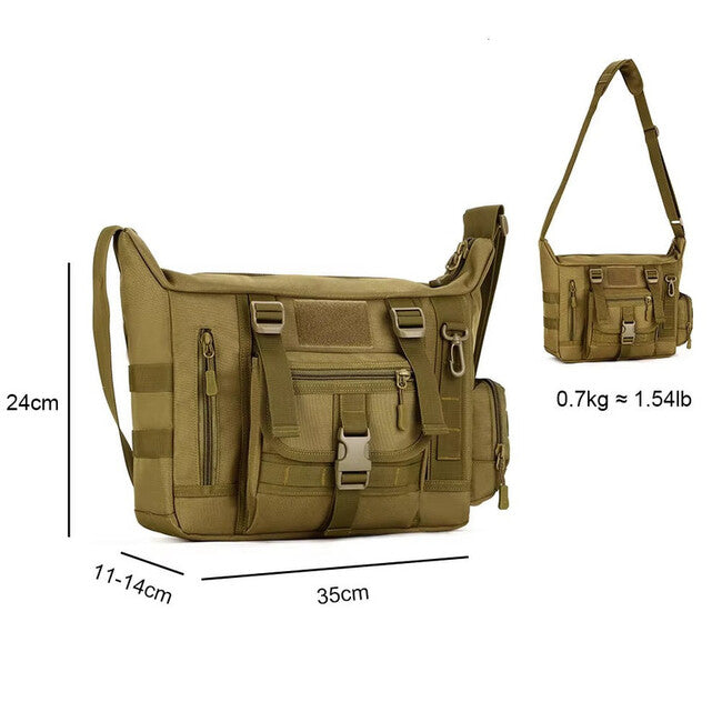 DRAGOWA Tactical Shrapnel torba taktična za rameno, coyote