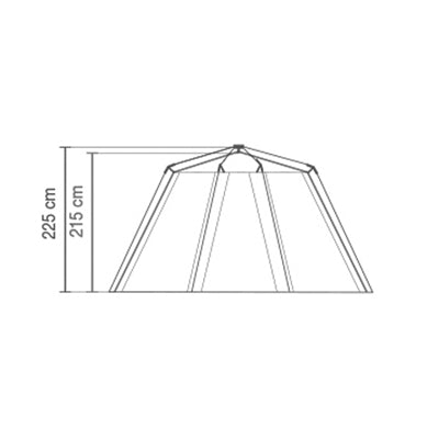Coleman Octagon Tent for 8 People, Blue