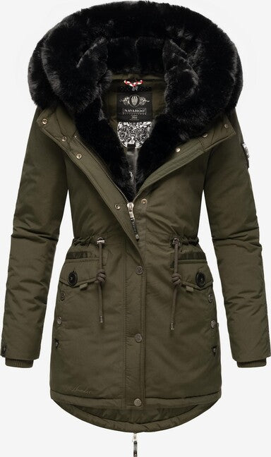 Navahoo Sweety Deluxe parka zimska ženski, temno olivno zelena