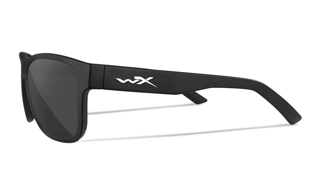 WileyX Ovation Sunglasses, Black/Grey Mirror