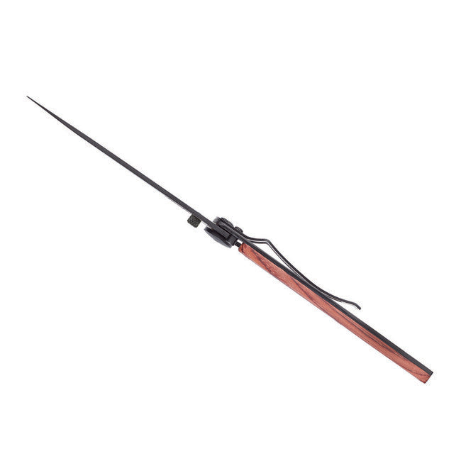 Deejo Serration preklopni nož črn coralwood