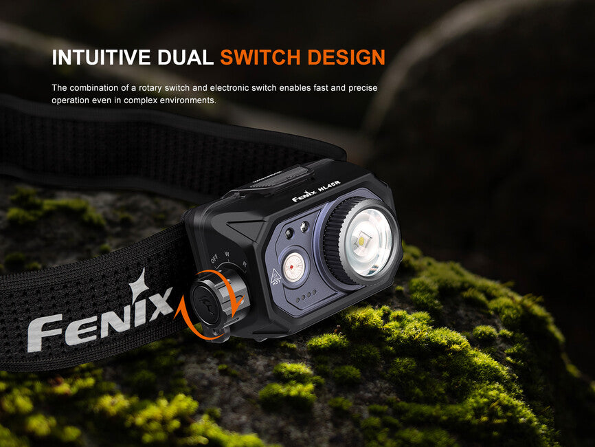 Fenix HL45R polnilna naglavna svetilka