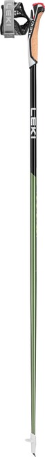 LEKI Flash Carbon Nordic Walking Poles, Green Metallic-Black-Neon Yellow