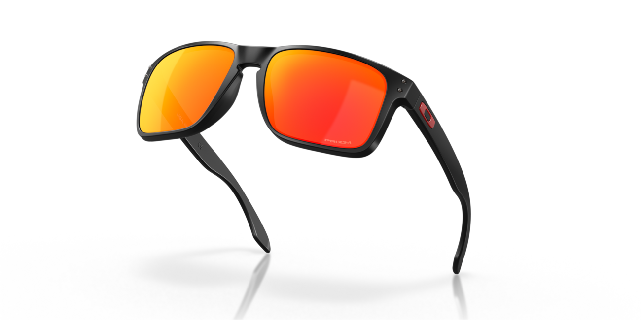 Oakley HOLBROOK XL sončna očala s okvirjem Matte Black in stekli Prizm Ruby, 59