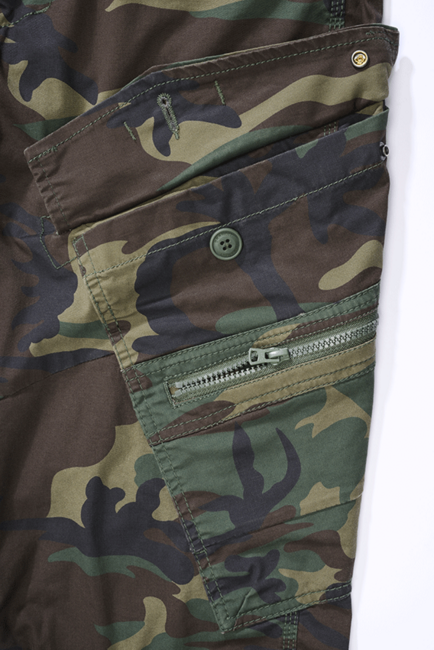 Brandit Adven Slim Fit hlače, woodland