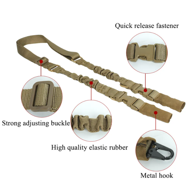 DRAGOWA Multifunctional Two-Point Sling, Multicam