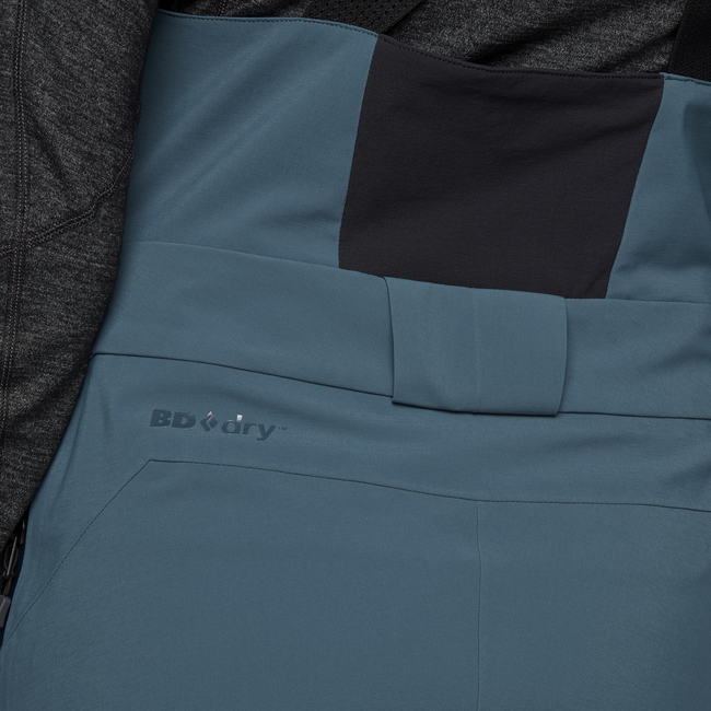 Black Diamond Recon Stretch Bibs hlače ženski s trakmi, azurite