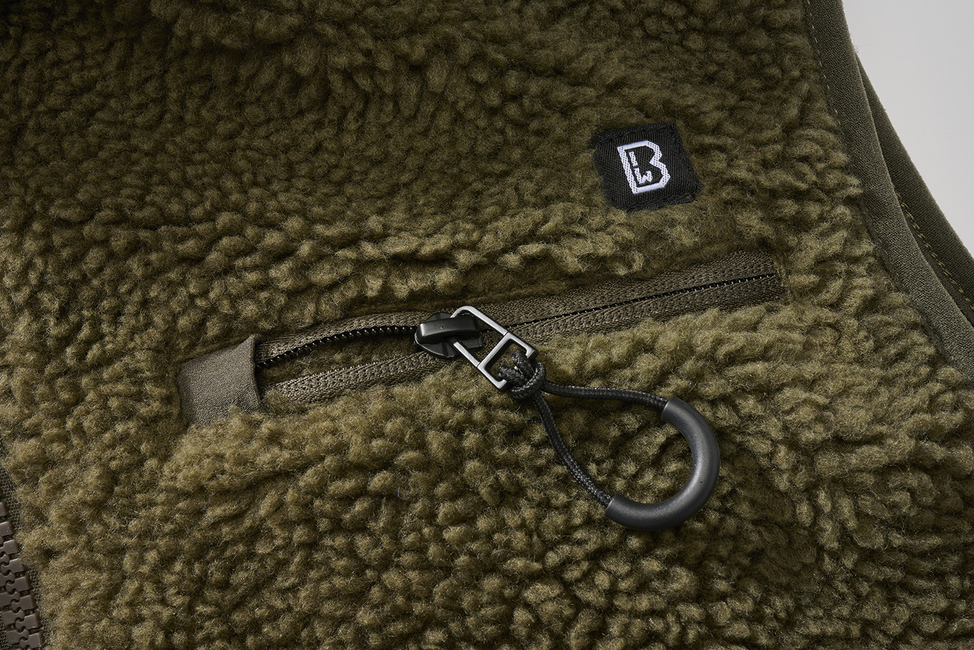 Brandit Teddyfleece telovnik flisasti, olivno zelen