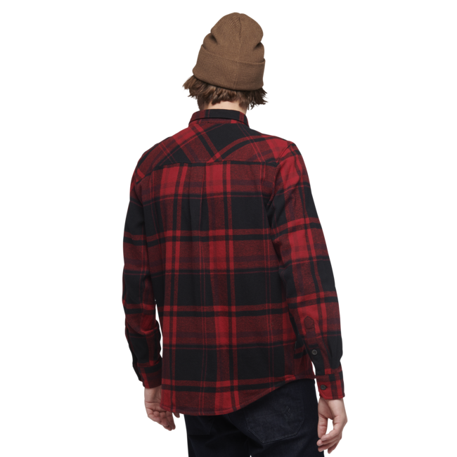 Black Diamond Project Flannel drvarska srajca moški, red rock-black plaid