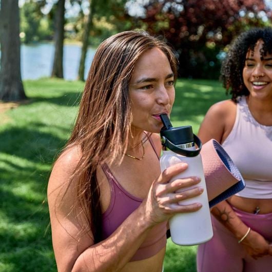 Hydro Flask Wide Flex Straw Cap Θερμός 946 ml Φαρδύς με Καλαμάκι 32 OZ, Έλατο