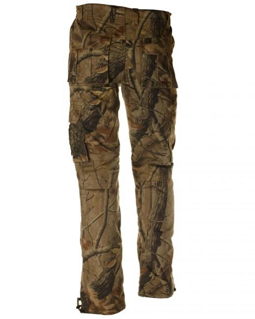 Loshan Kerry hlače vzorec Realtree, temne